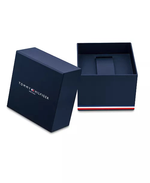 Tommy Hilfiger 44MM Silicone Strap Casual Nautical Watch