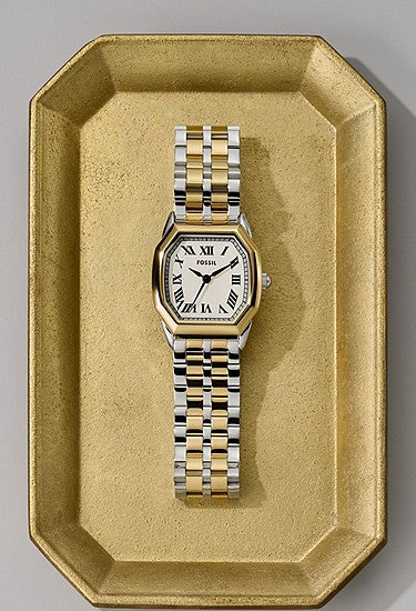 Fossil Harlow Three-Hand Two-Tone Stainless Steel Watch