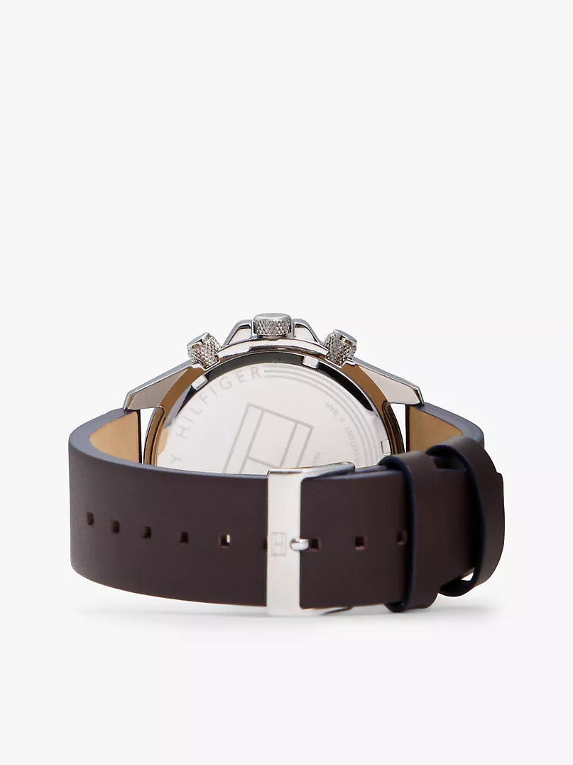 Tommy Hilfiger 46MM Leather Multifunction Sport Watch