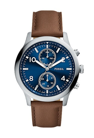 Fossil Bennett Multifunction Brown Leather Watch