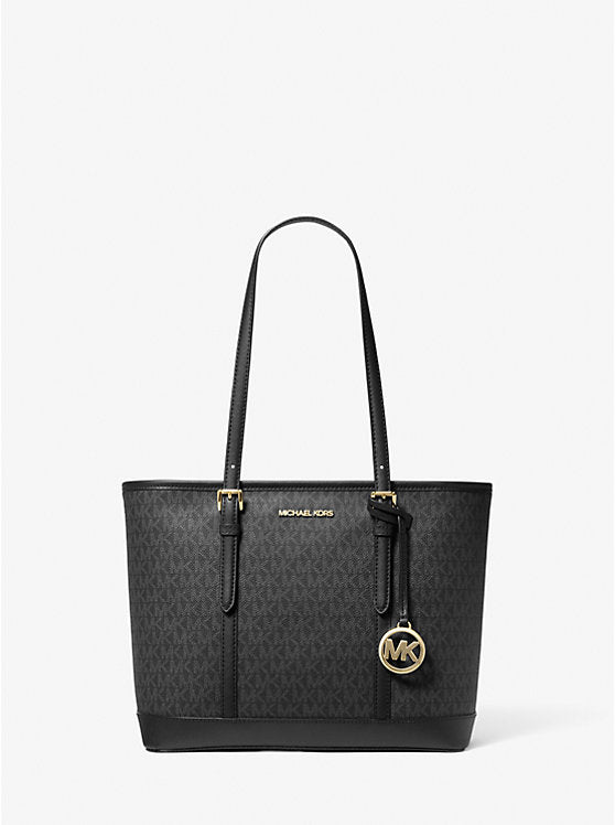 Michael Kors Jet Set Travel Small Logo Top-Zip Tote Bag – The
