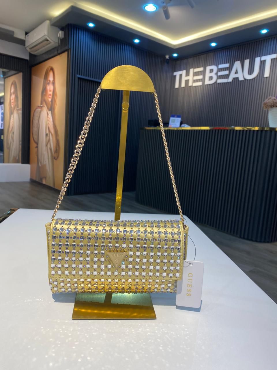 Guess Zalina Rhinestone Clutch