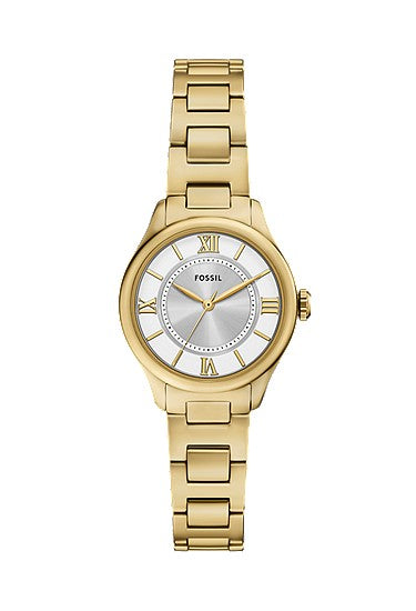 Fossil Gilmore Three-Hand Gold-Tone Stainless Steel Watch