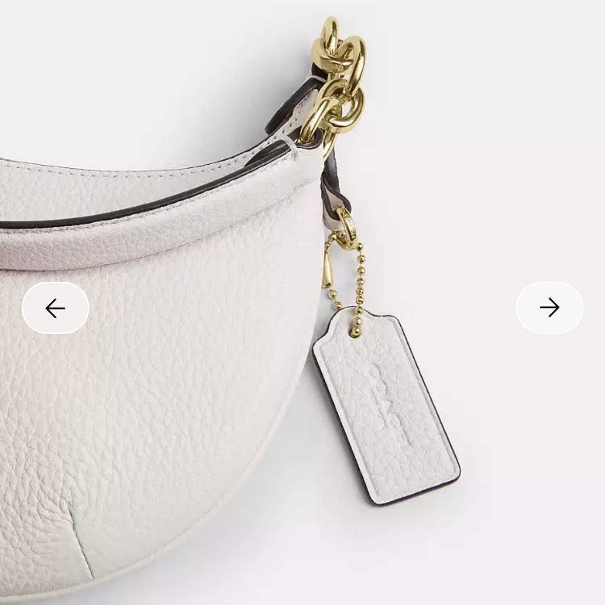 Coach mini Python shoulder bag