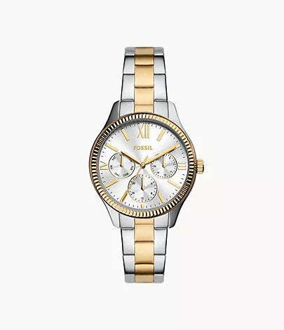 Fossil Rye Multifunction Two-Tone Stainless Steel Watch