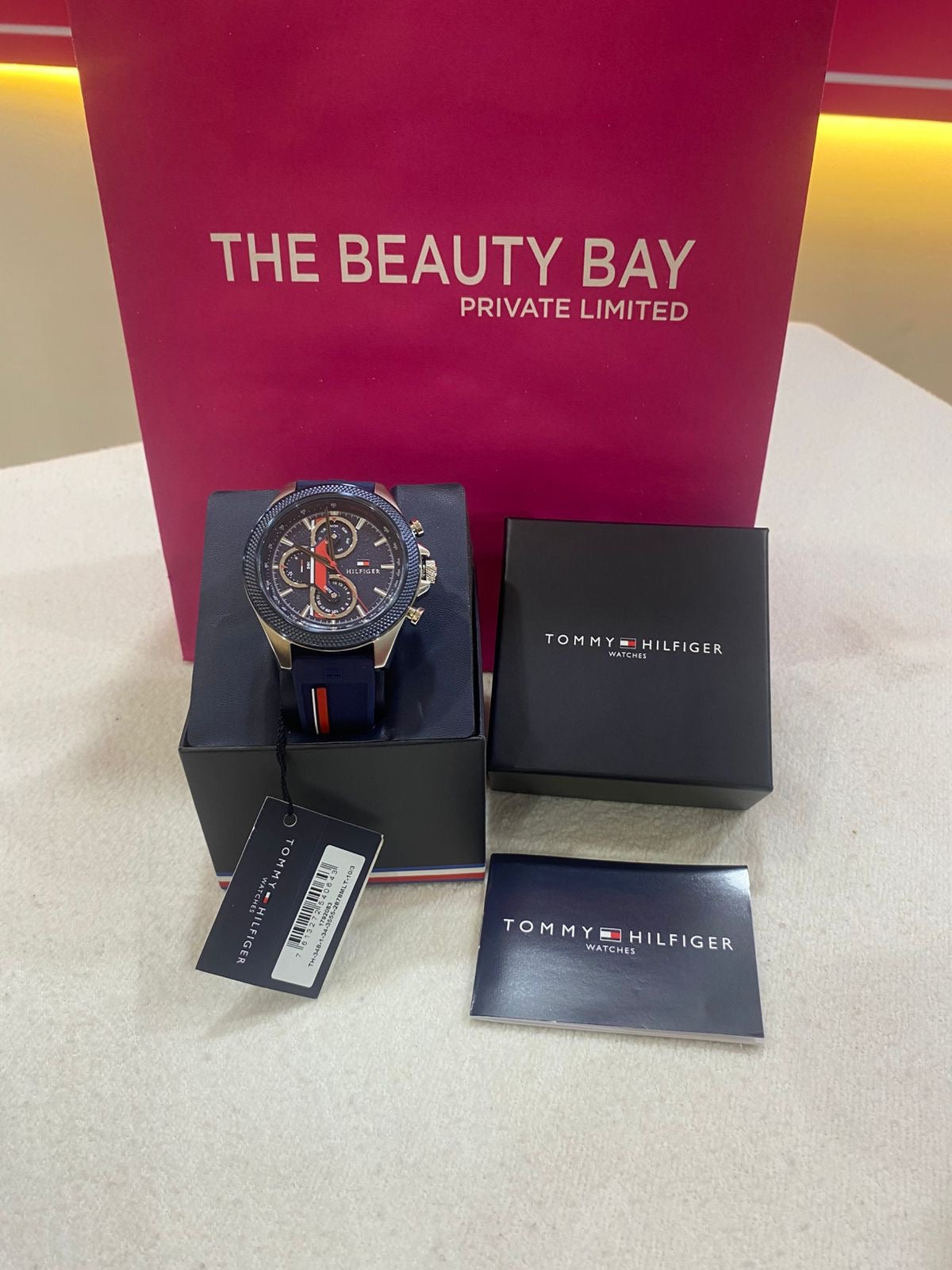 Tommy Hilfiger 46MM Sport Watch With Signature Strap