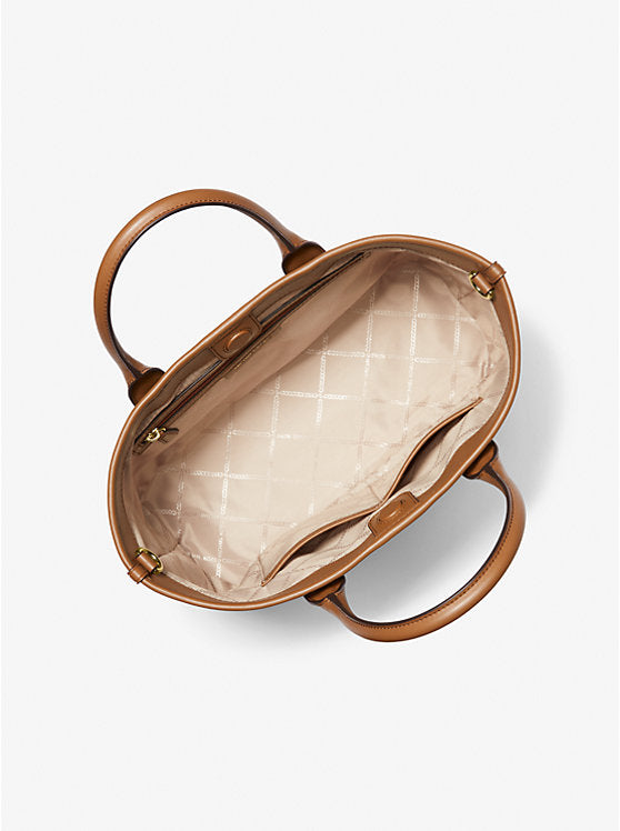 Michael Kors Luisa Medium Signature Logo Satchel