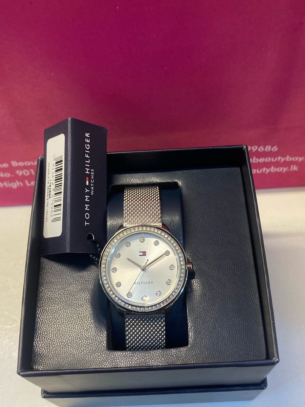 Tommy Hilfiger 32MM Stainless Steel Mesh Bracelet Watch Women