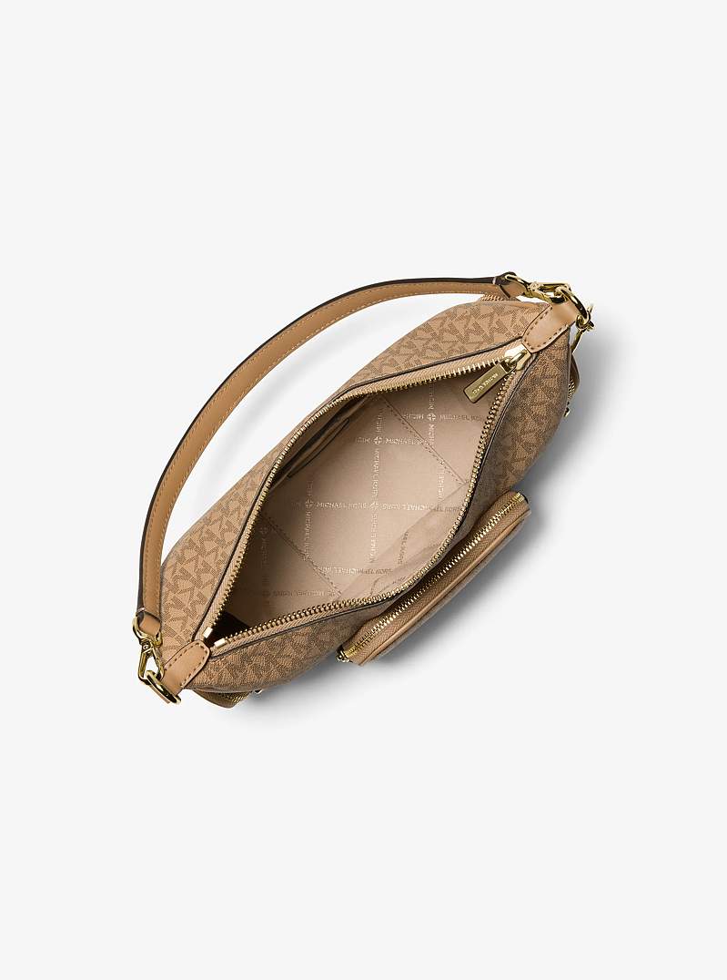 Michael Kors Merritt Small Signature Logo Convertible Shoulder Bag