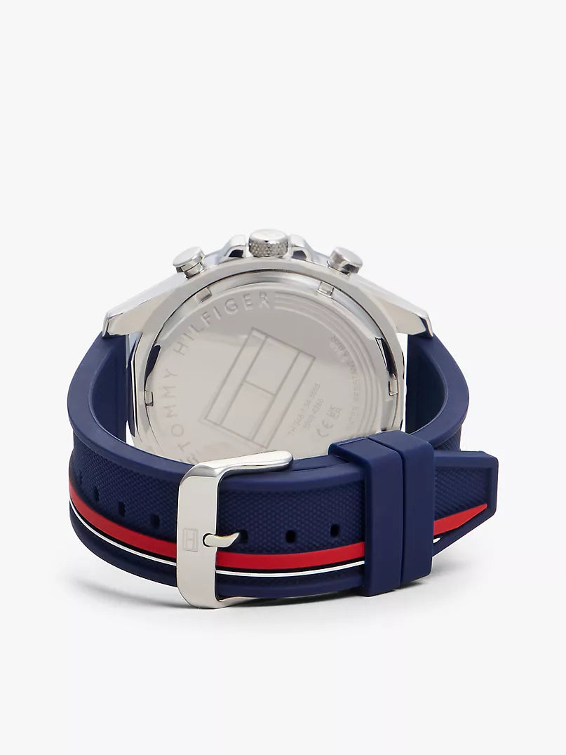 Tommy Hilfiger 46MM Sport Watch With Signature Strap