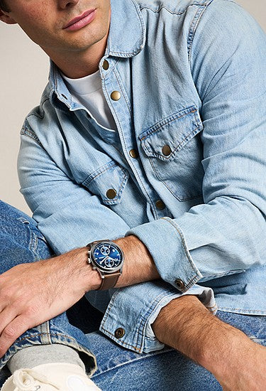 Fossil Bennett Multifunction Brown Leather Watch