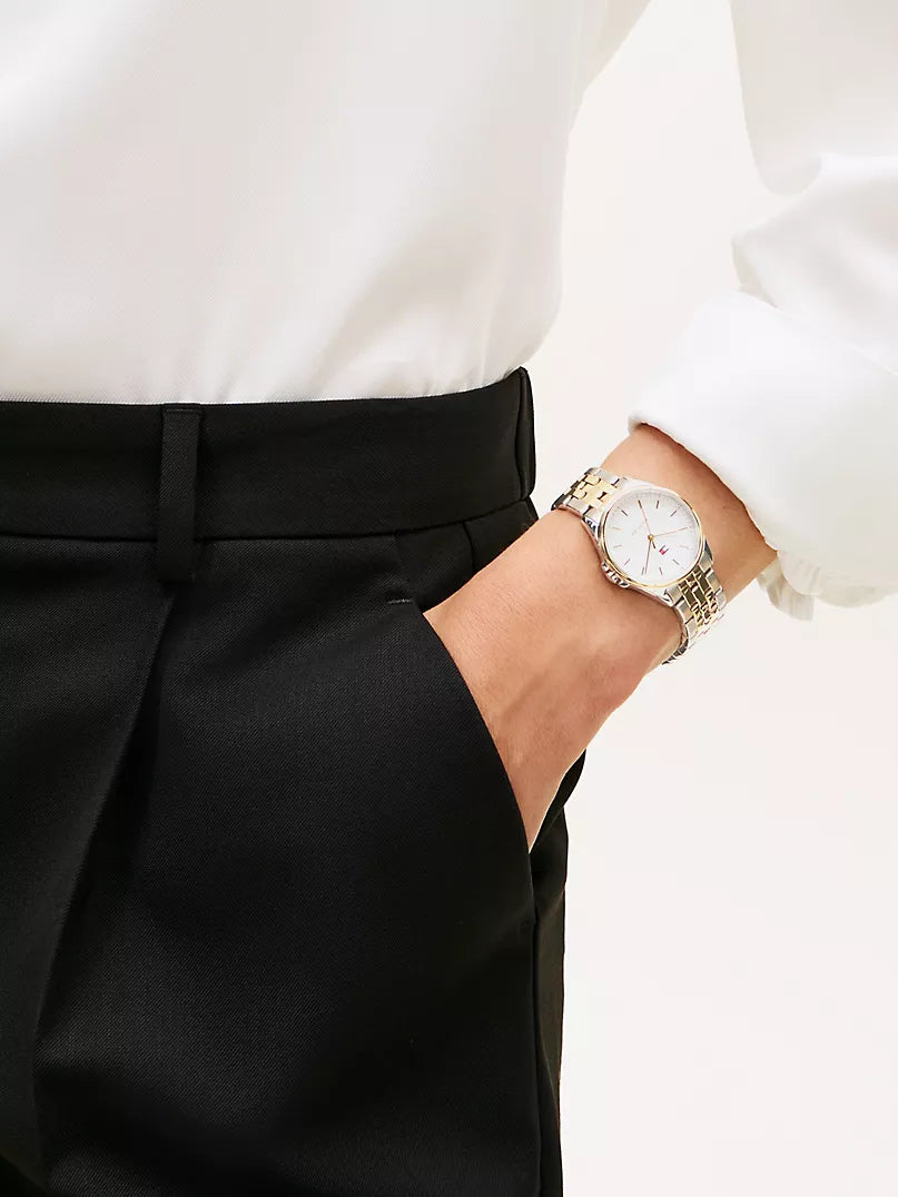 Tommy Hilfiger 30MM Two-Tone Link Watch