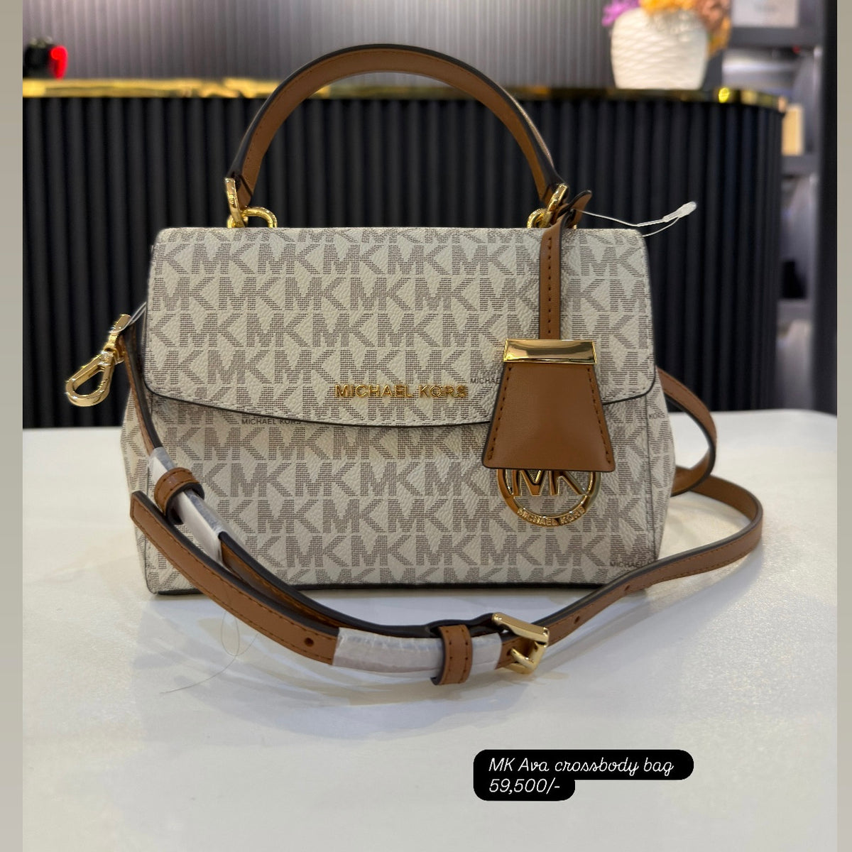 Michael Kors Ava Extra-Small Signature Logo Crossbody Bag