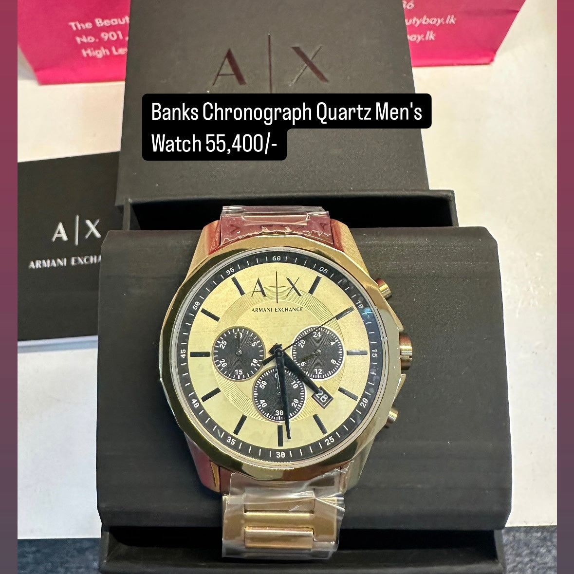 Armani Exchange Banks Chronograph Quartz Men's Watch