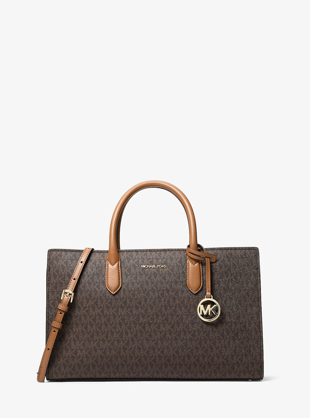 Michael Kors Scarlett Medium Signature Logo Satchel