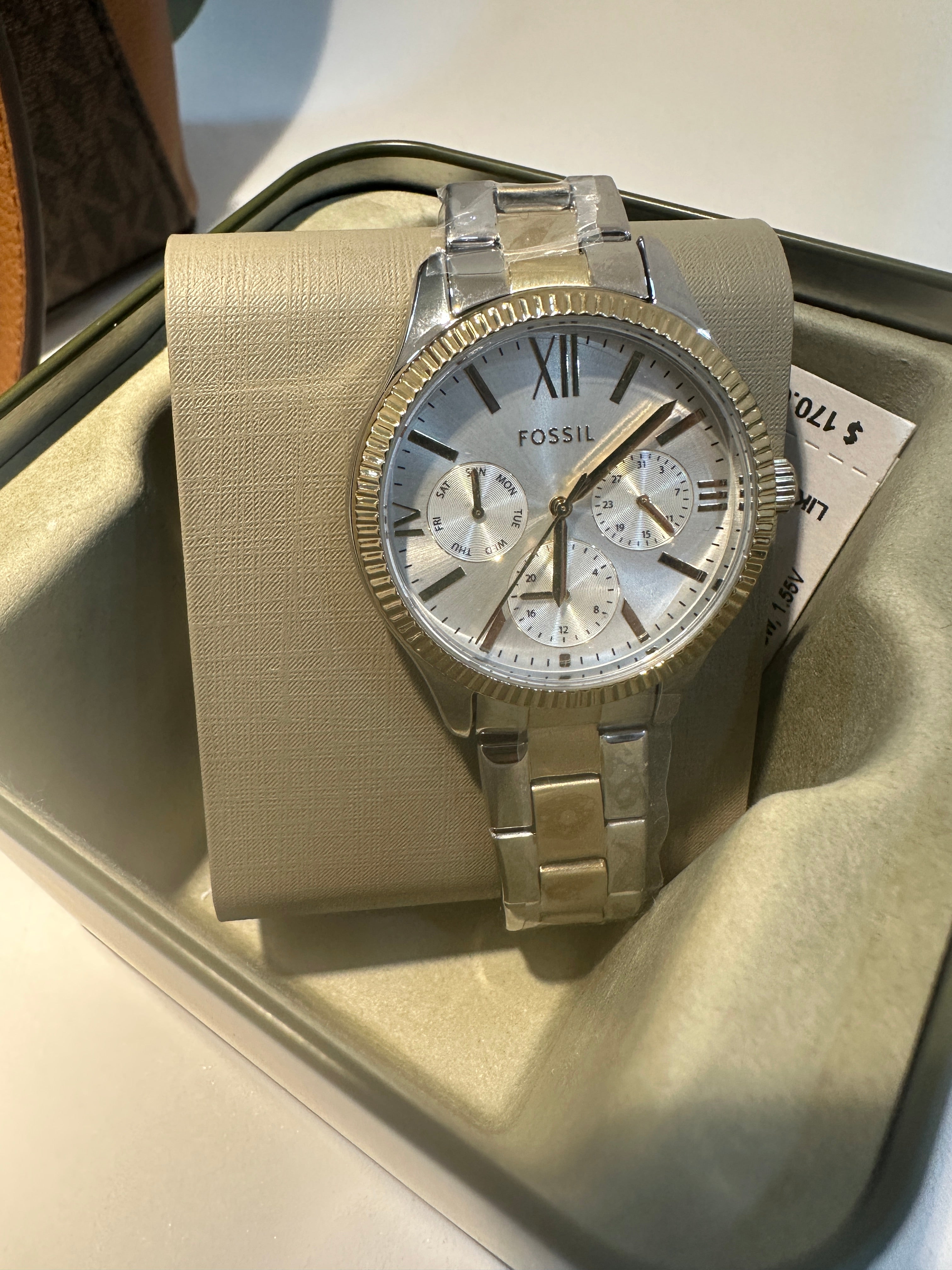 Fossil Rye Multifunction Two-Tone Stainless Steel Watch