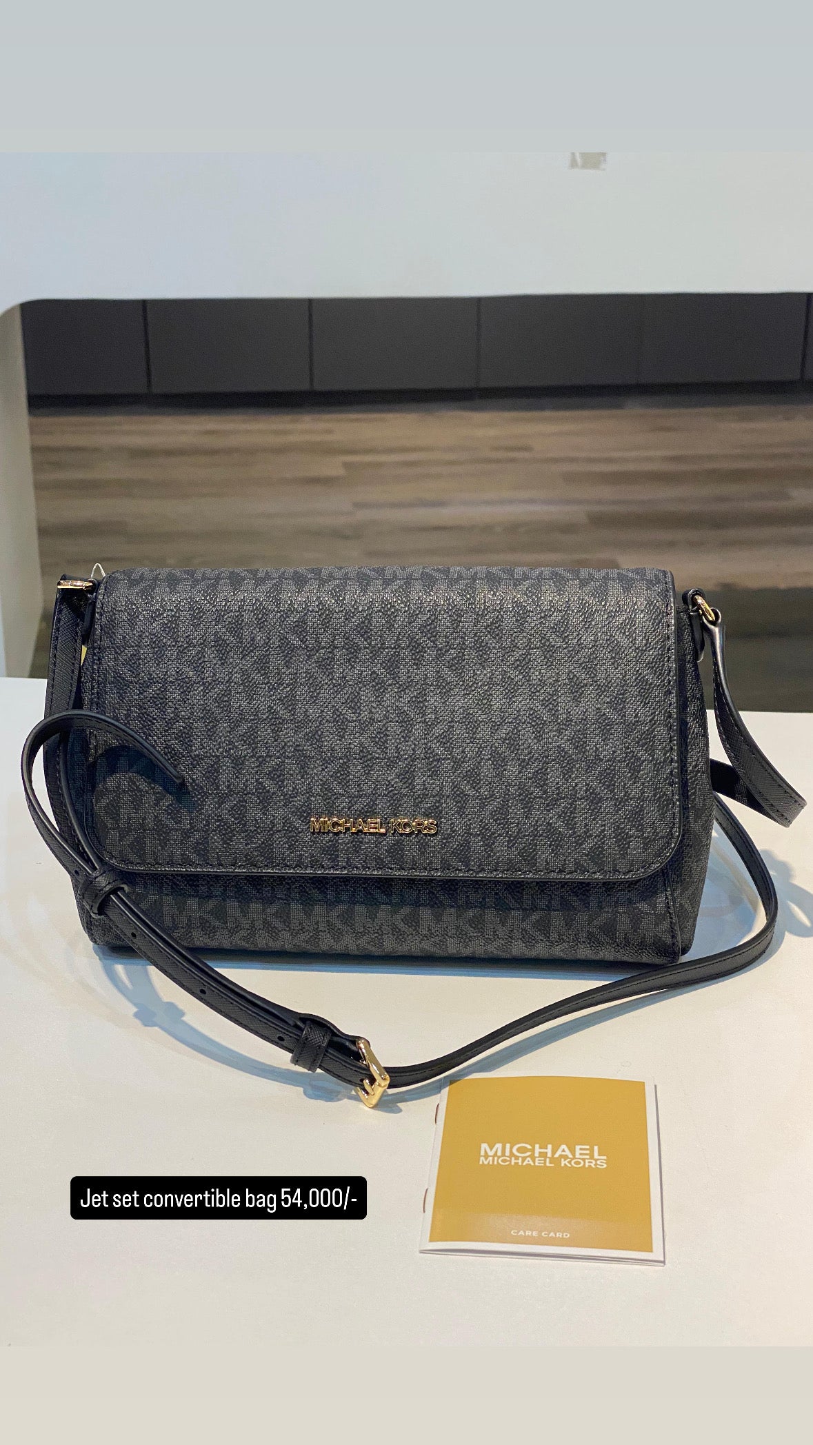 Michael Kors Medium Logo Convertible Crossbody Bag