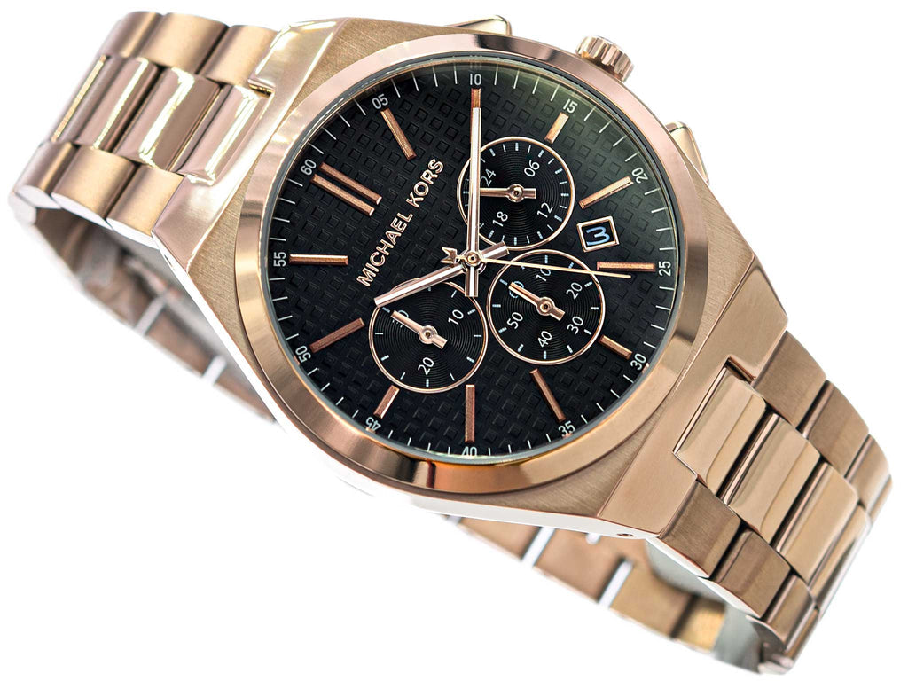 Michael Kors Lennox Chronograph Quartz Black Dial Men's Watch