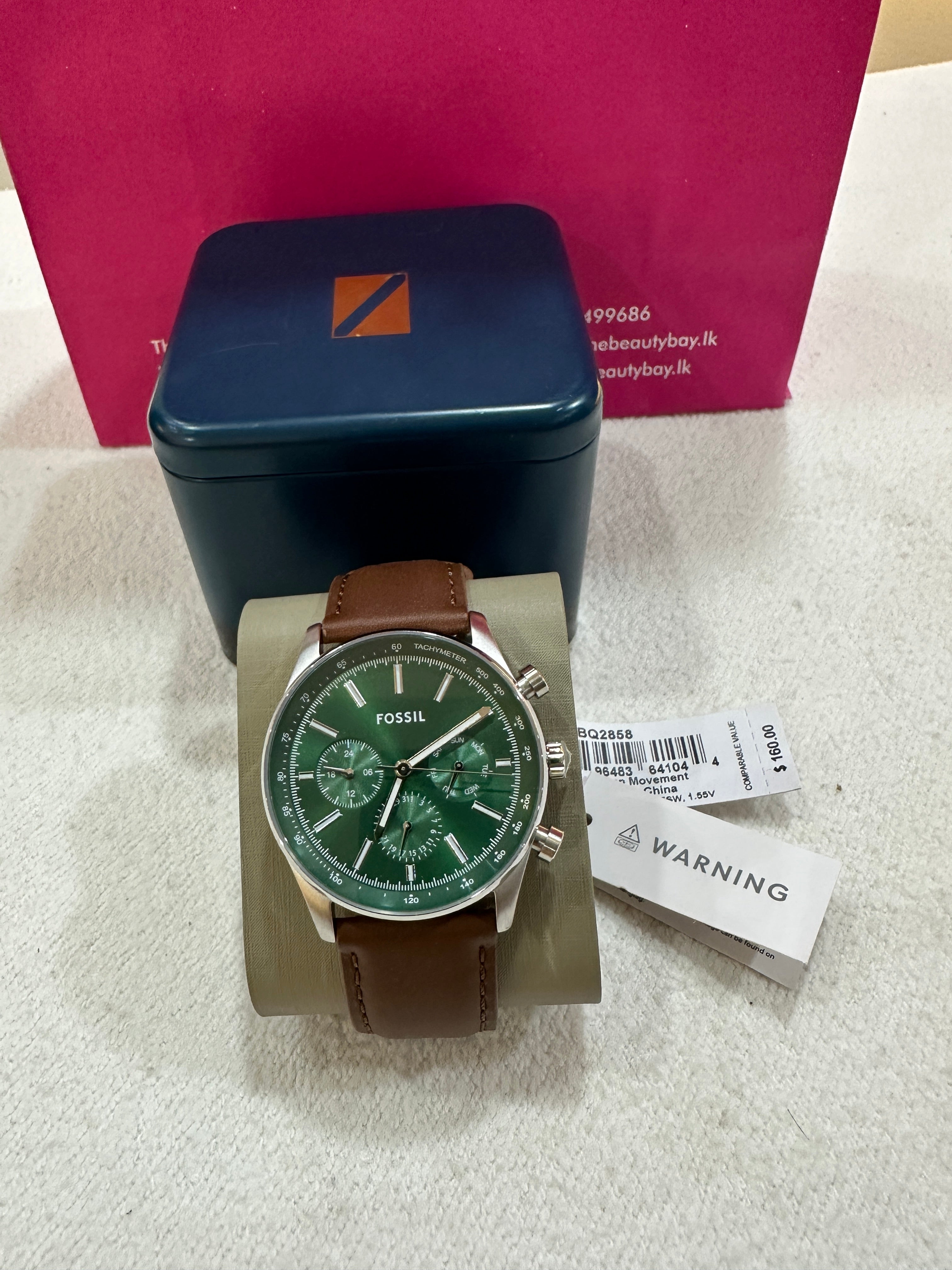 Sullivan Multifunction Brown LiteHide™ Leather Watch