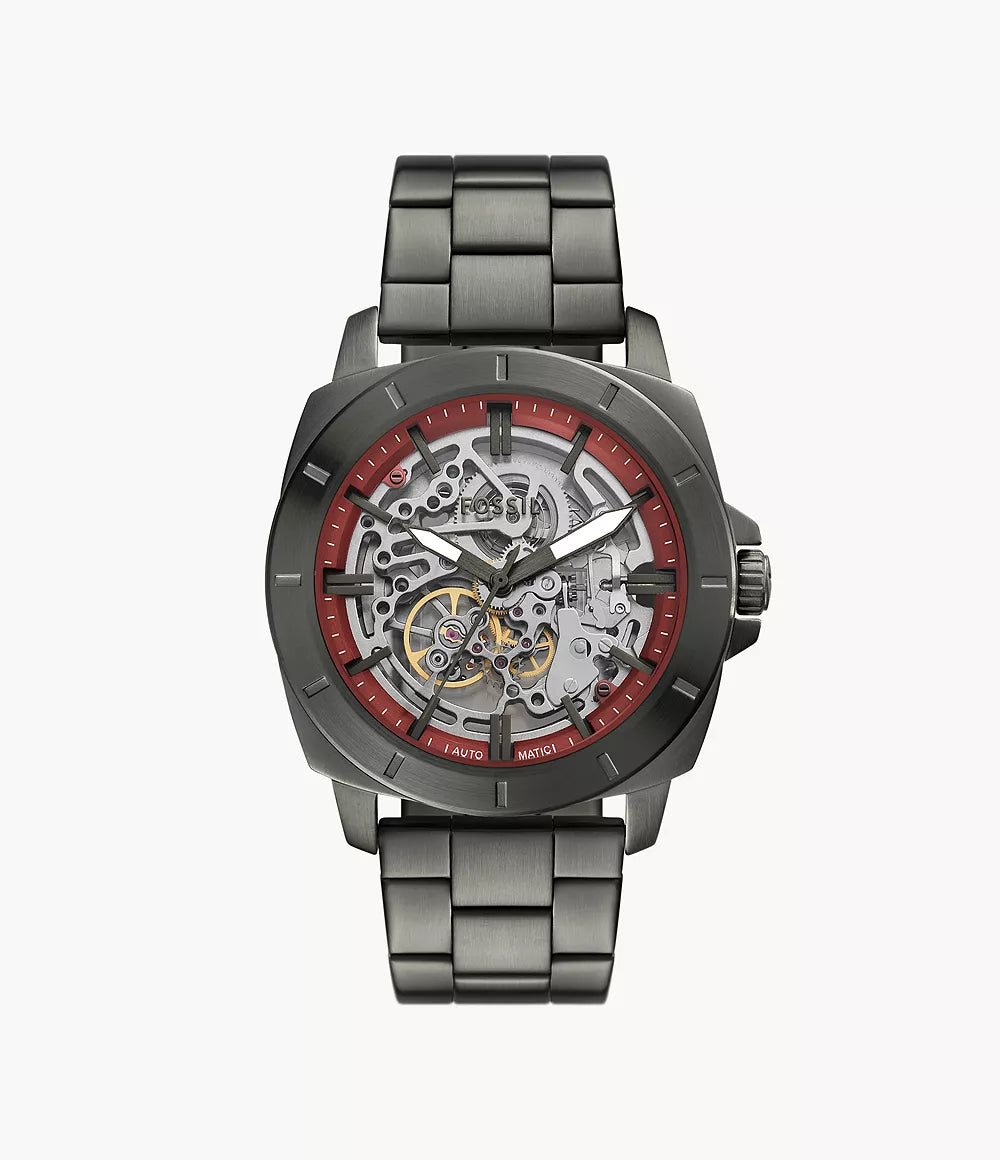 Privateer sport mechanical black stainless steel watch on sale