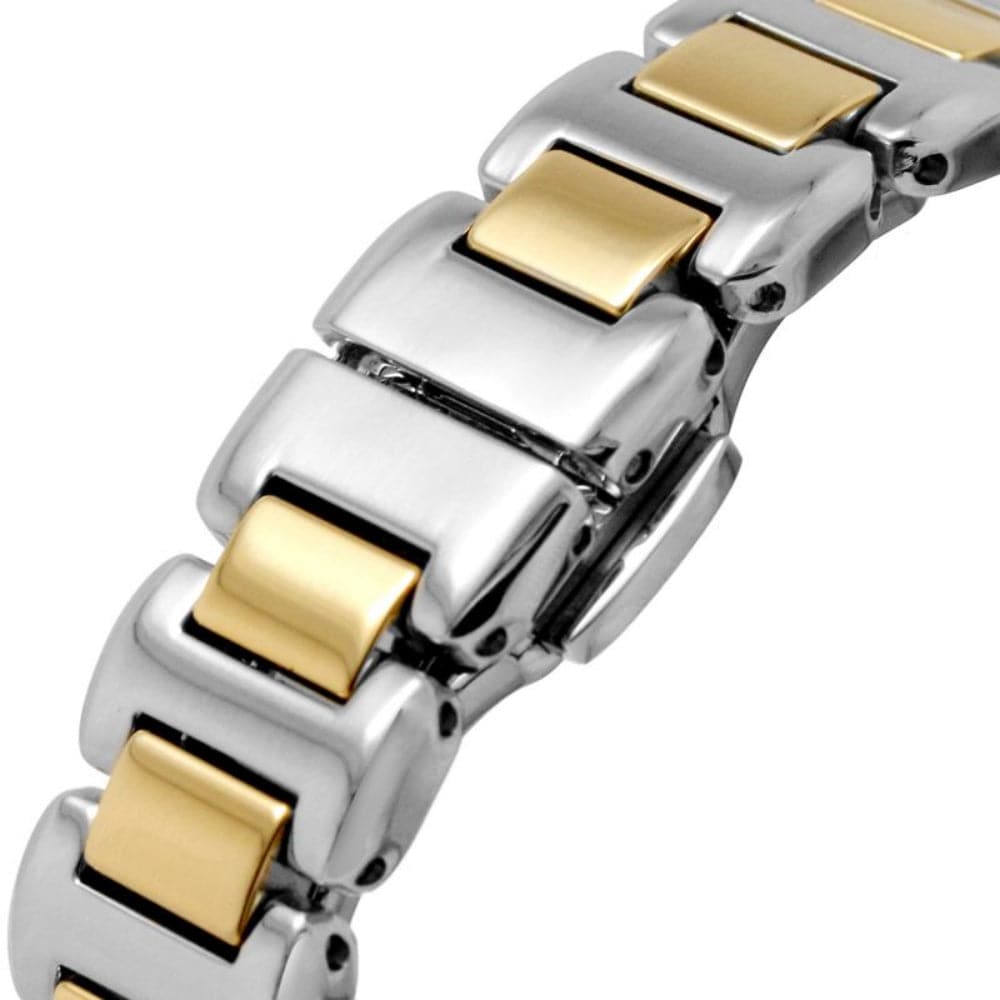 Emporio Armani Mia Quartz Mother Of Pearl Dial Two Tone Steel Strap Watch