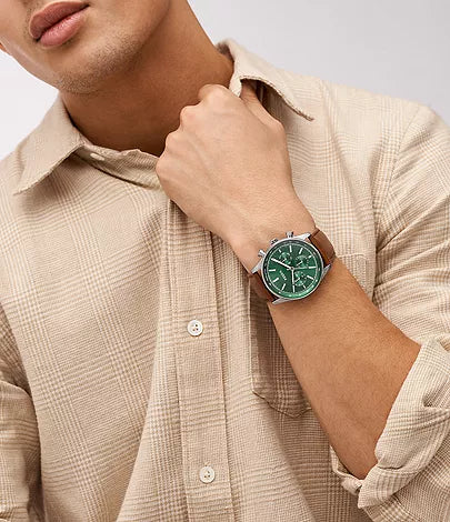 Sullivan Multifunction Brown LiteHide™ Leather Watch