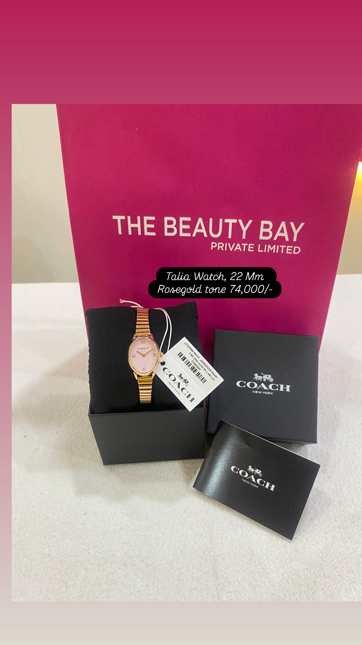 Coach Talia Watch, 22 Mm