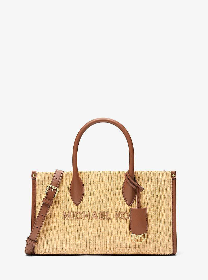 Michael Kors Mirella Medium Woven Satchel