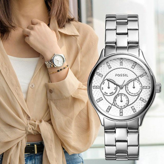 FOSSIL Modern Sophisticate Quartz Crystal Silver Dial Ladies Watch