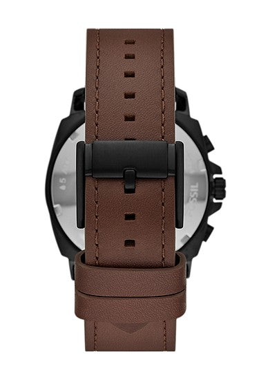 Fossil Privateer Chronograph Brown Leather Watch