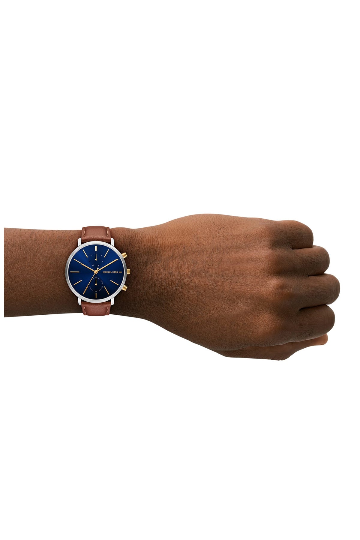 Michael Kors Blake Multifunction Leather Strap Watch, 42mm