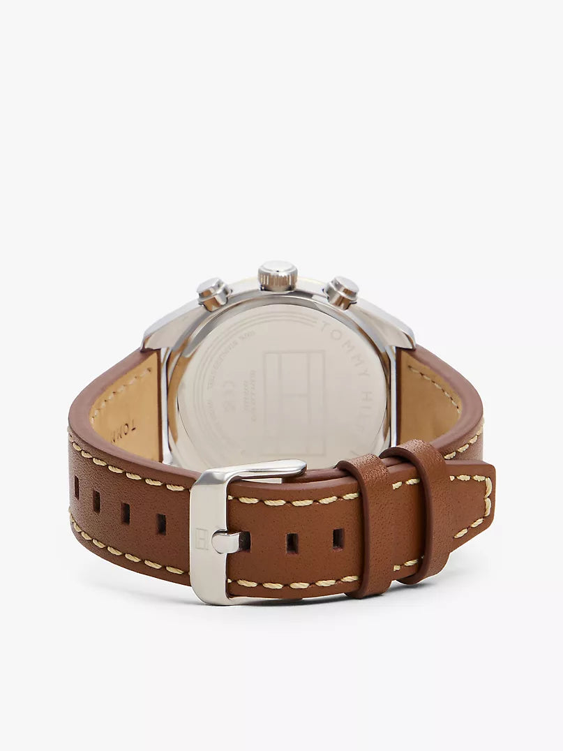 Tommy Hilfiger 40MM Leather Strap Chronograph Watch