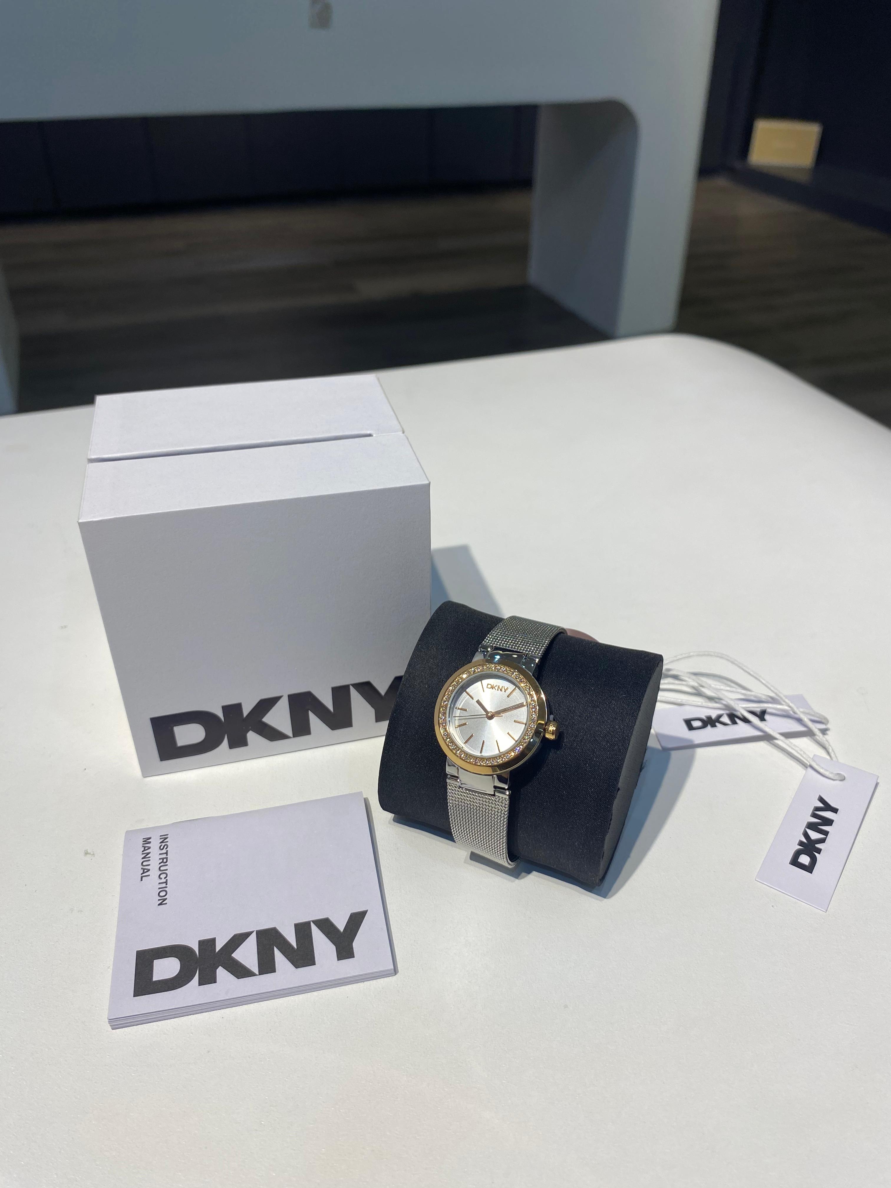 DKNY EVERYDAY SILVER STAINLESS STEEL STRAP WOMEN WATCH