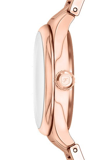 Fossil Gilmore Three-Hand Rose Gold-Tone Stainless Steel Watch