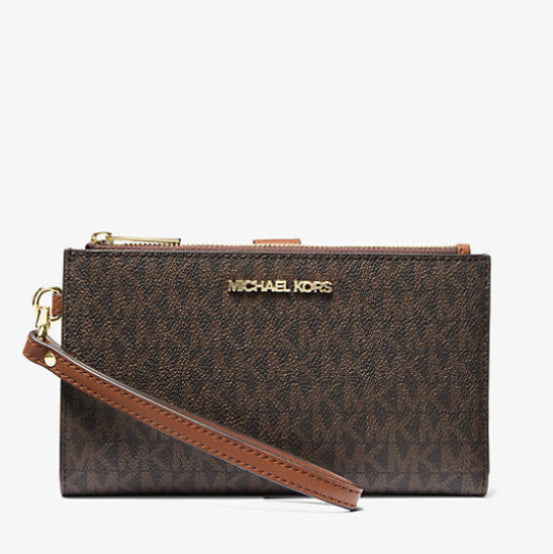 Michael Kors Jet Set Travel Signature Logo Smartphone Wallet