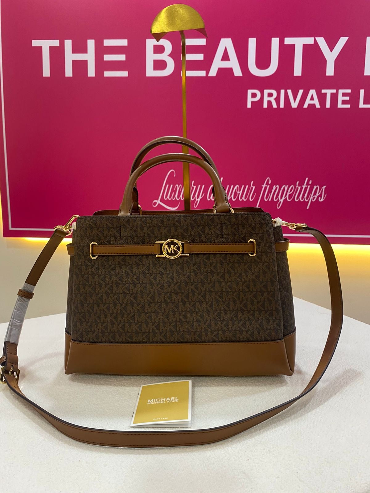 Michael Kors Reed Large Signature Logo Satchel