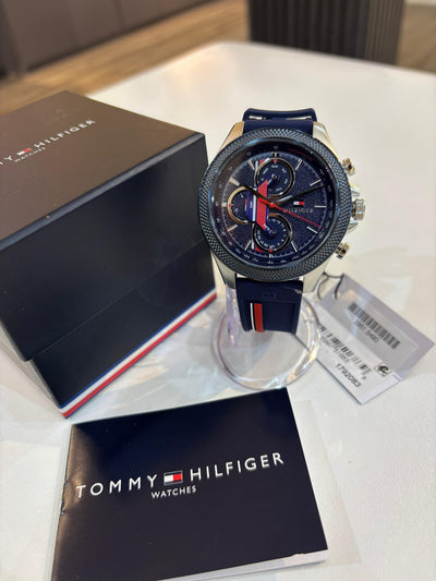 Tommy Hilfiger 46MM Sport Watch With Signature Strap