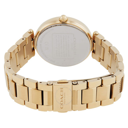 Park Quartz Crystal White Dial Ladies Watch