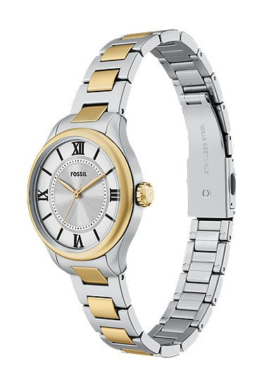 Fossil Gilmore Three-Hand Two-Tone Stainless Steel women’s Watch