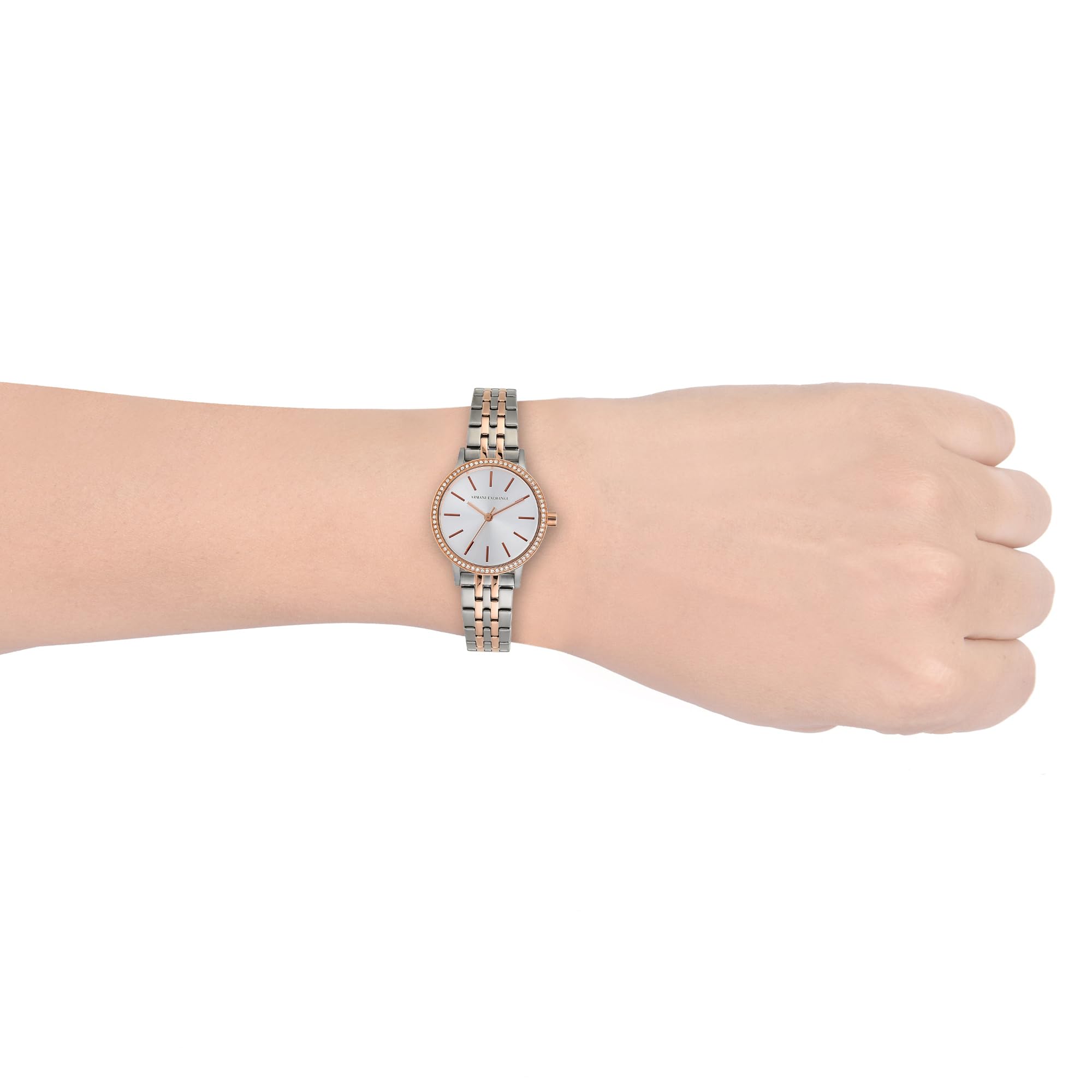 A|X Armani Exchange Women's Three-Hand Watch with Stainless Steel