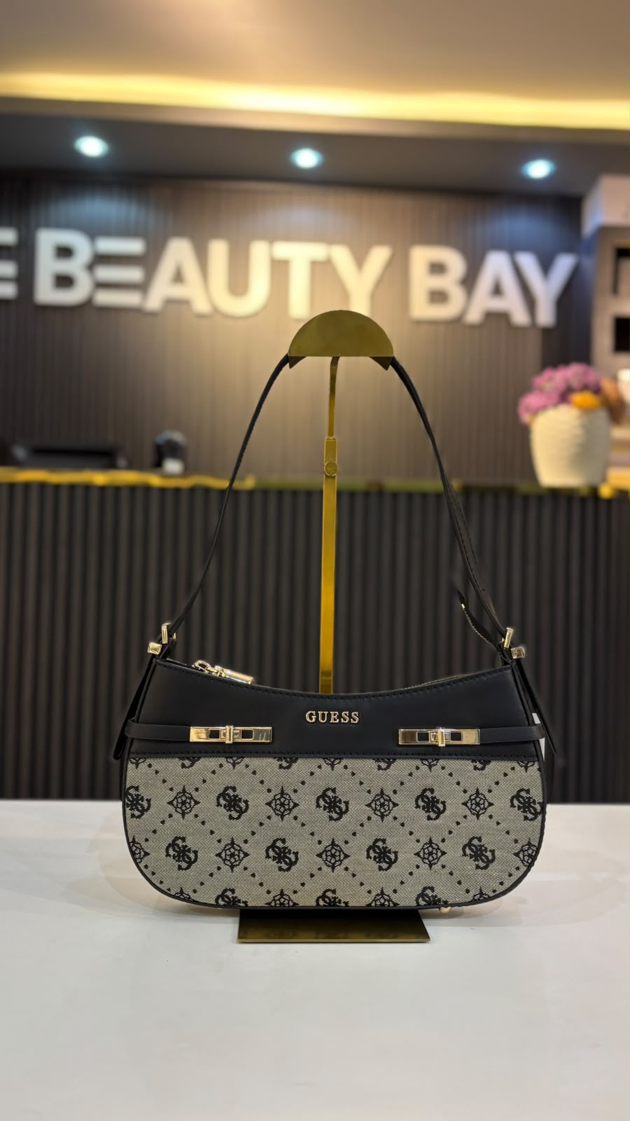 Guess Melinda Logo Shoulder Bag