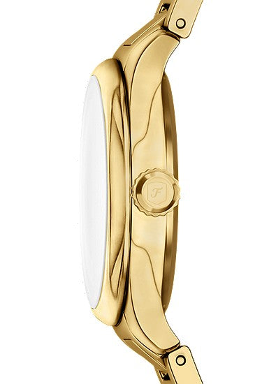 Fossil Gilmore Three-Hand Gold-Tone Stainless Steel Watch