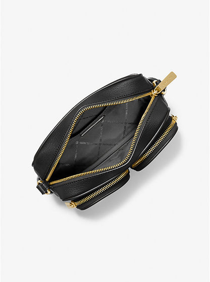 Michael Kors Jet Set Medium Leather Crossbody Bag with Case for Apple Airpods Pro®