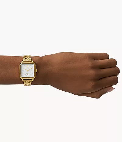 Colleen Three-Hand Gold-Tone Stainless Steel women’s Watch