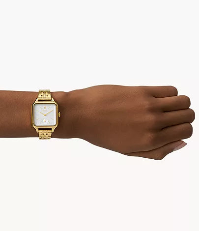 Colleen Three-Hand Gold-Tone Stainless Steel Watch