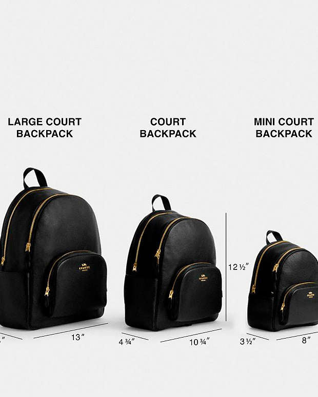 Court Backpack In Signature Canvas