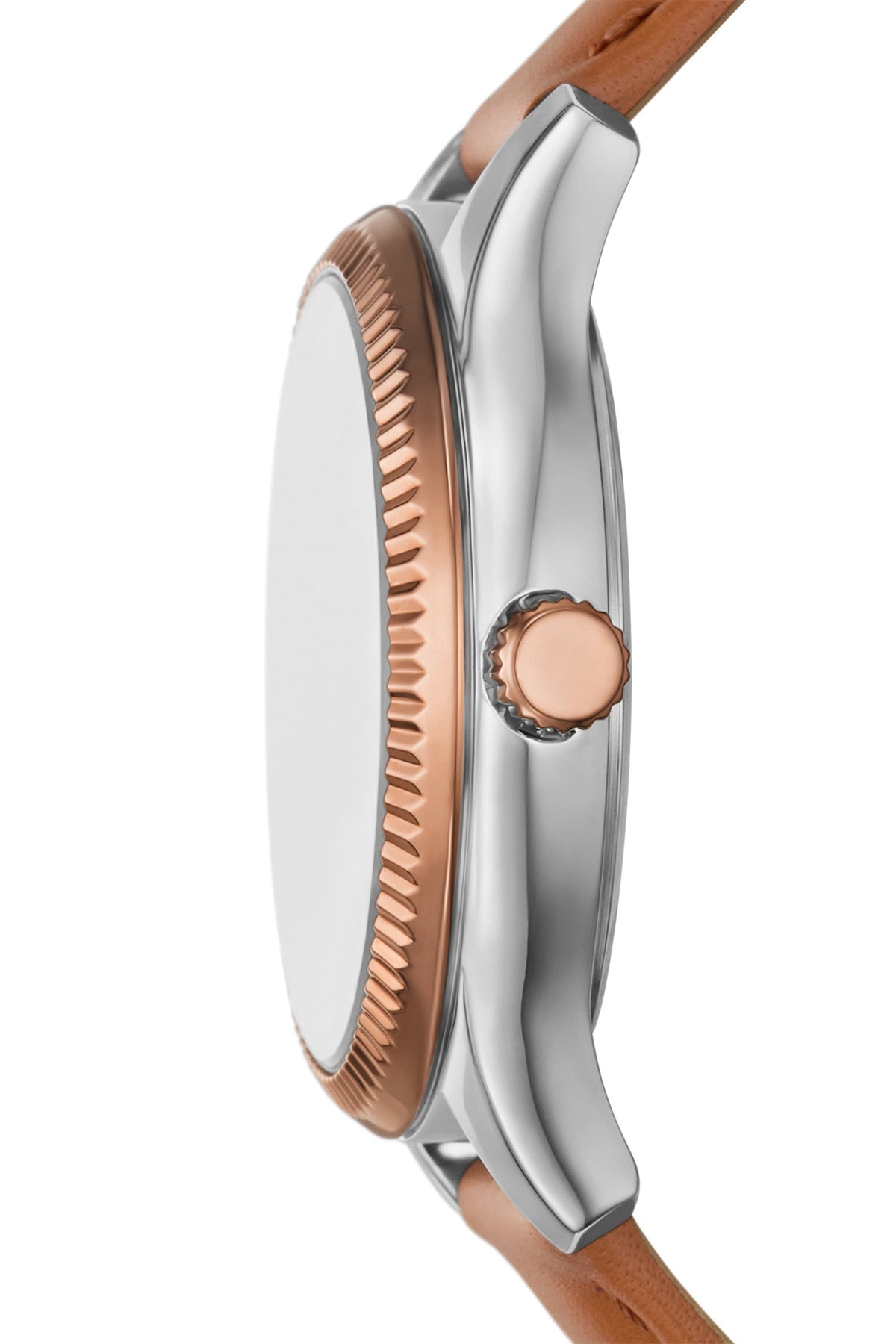 Fossil Rye Multifunction Leather Strap Watch, 36mm