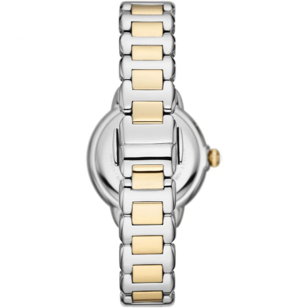 Emporio Armani Mia Quartz Mother Of Pearl Dial Two Tone Steel Strap Watch