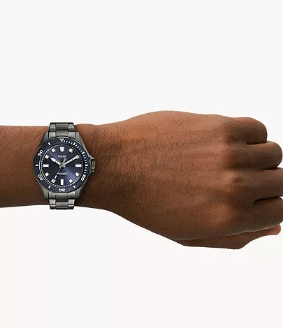 Dalton Three-Hand Smoke Stainless Steel Watch