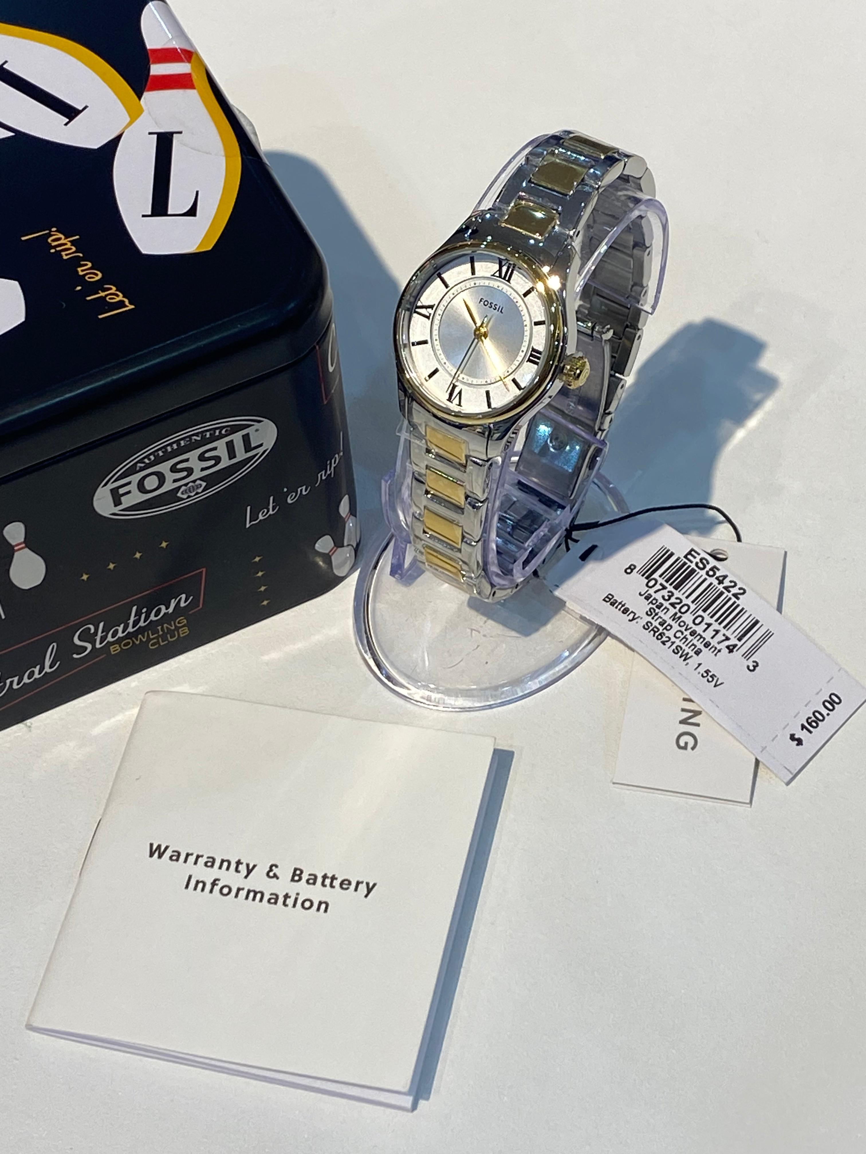 Fossil Gilmore Three-Hand Two-Tone Stainless Steel Watch